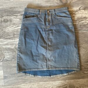 Vintage silver tab skirt